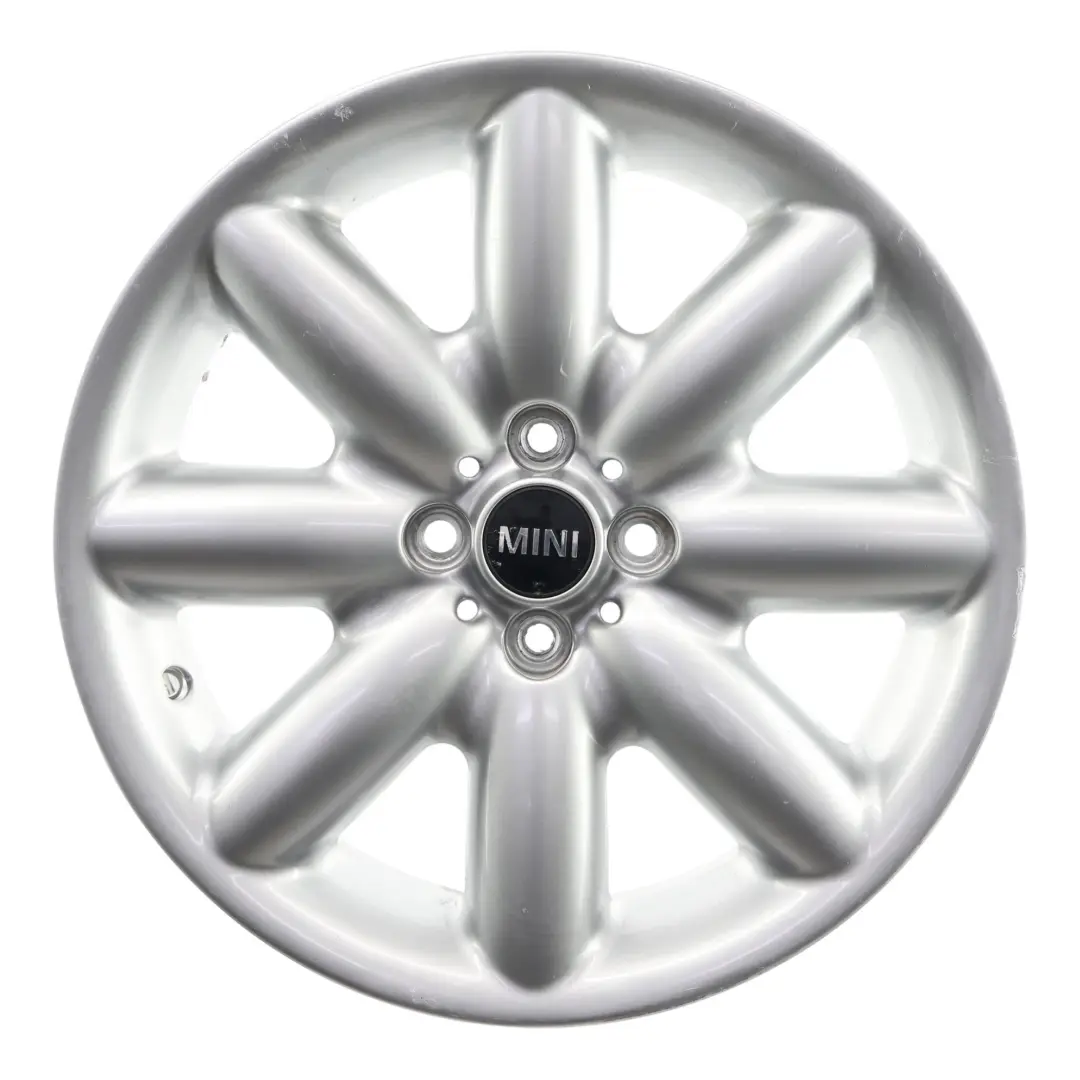 Silber Alu Felge Felgen 17" ET:48 7J Spoke 85 für Mini Cooper R50 R55 R56 R57 mit Teilenummer 1512352 Mini Cooper R50 R55 R56 R57 Silber Alu Felge Felgen 17" ET:48 7J Spoke 85 - SKU 1512352-2 - Teilenummer 1512352