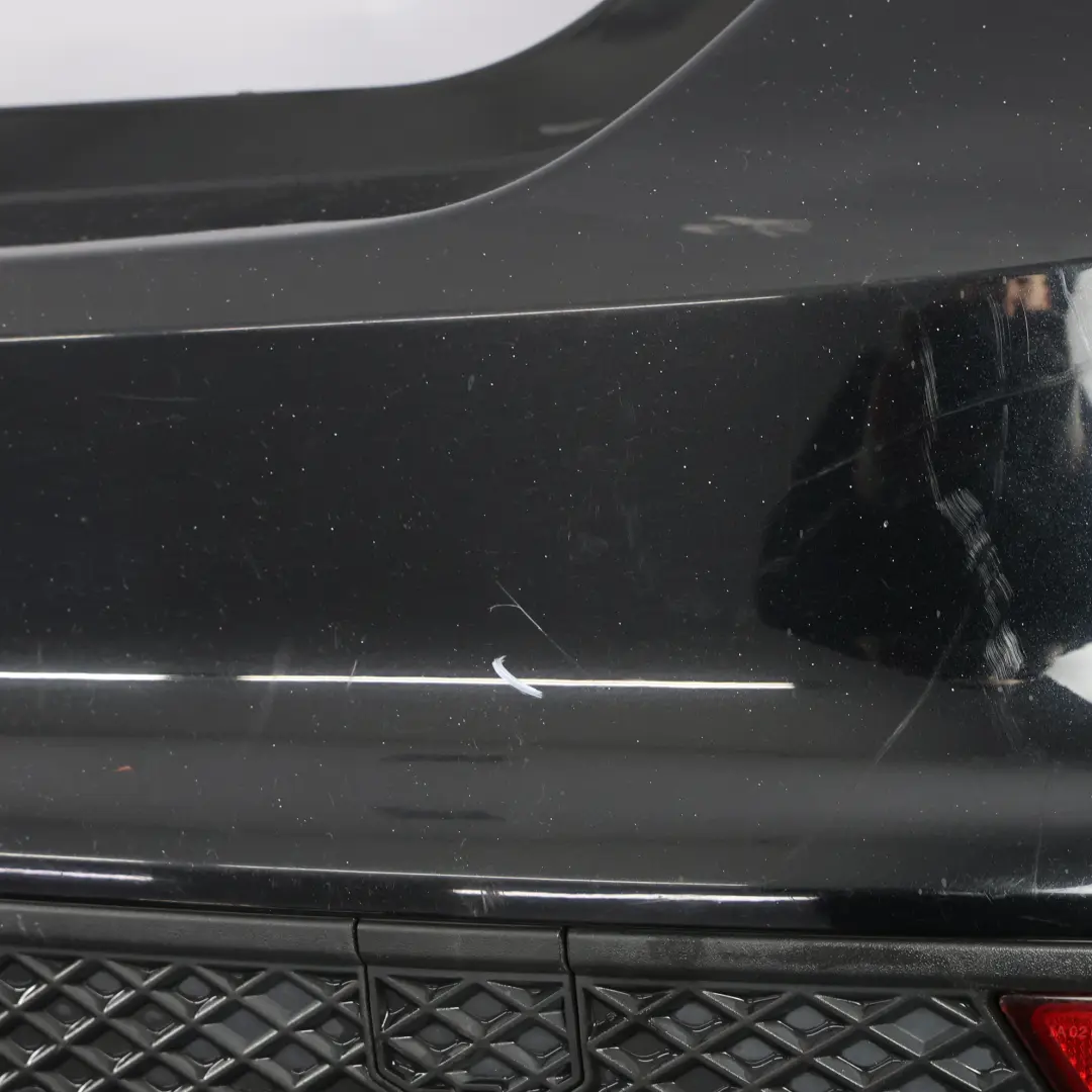 Mk3 Saloon Rear Bumper Trim Panel Cover Panther Black Metallic - D9 to Ford Focus with Part number 1852397 Ford Focus Mk3 Saloon Rear Bumper Trim Panel Cover Panther Black Metallic - D9 - SKU 1852397-PBL - Part number 1852397