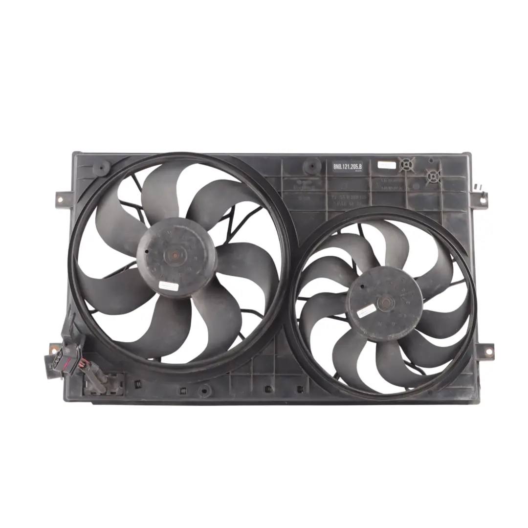 8N Engine Cooling Radiator Fan Shroud Motor Unit to Audi TT with Part number 1J0121207AA Audi TT 8N Engine Cooling Radiator Fan Shroud Motor Unit - SKU 1J0121207AA - Part number 1J0121207AA