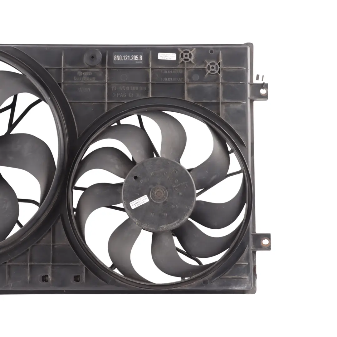 8N Engine Cooling Radiator Fan Shroud Motor Unit to Audi TT with Part number 1J0121207AA Audi TT 8N Engine Cooling Radiator Fan Shroud Motor Unit - SKU 1J0121207AA - Part number 1J0121207AA