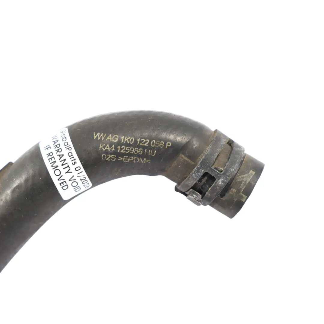 Mk6 Wasser Schlauch Kühlmittel Rohrleitung 2.0 TDI für Audi A3 8P VW Golf mit Teilenummer 1K0122058P Audi A3 8P VW Golf Mk6 Wasser Schlauch Kühlmittel Rohrleitung 2.0 TDI - SKU 1K0122058P - Teilenummer 1K0122058P