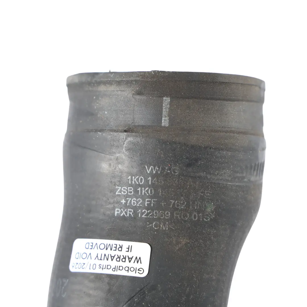 Mk3 Charge Air Pipe Intercooler Pipe 2.0 TFSI to Volkswagen Scirocco with Part number 1K0145834AJ Volkswagen Scirocco Mk3 Charge Air Pipe Intercooler Pipe 2.0 TFSI - SKU 1K0145834AJ - Part number 1K0145834AJ