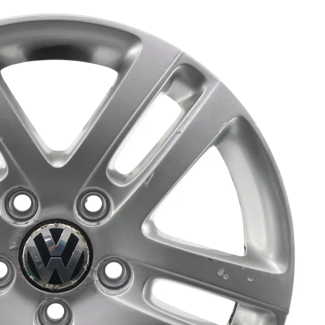 Volkswagen Golf Mk5 Argento Cerchio In Lega 16" 6.5J ET:50 - SKU 1K0601025AJ-1 - Numero di parte 1K0601025AJ