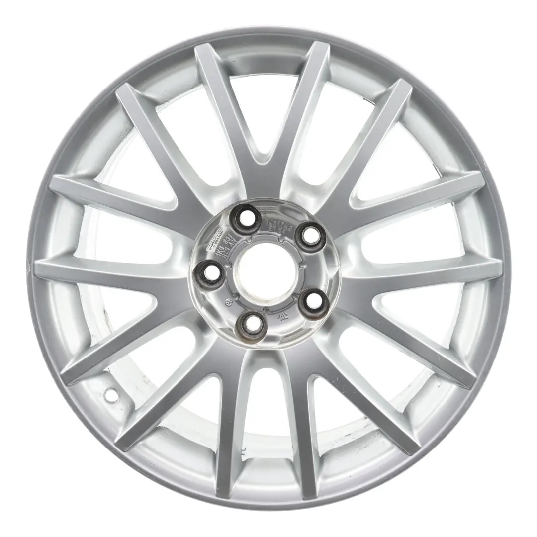VW Volkswagen Golf Mk5 Mk6 Argento Cerchio in Lega 17" ET:54 7J - SKU 1K0601025AN-1 - Numero di parte 1K0601025AN