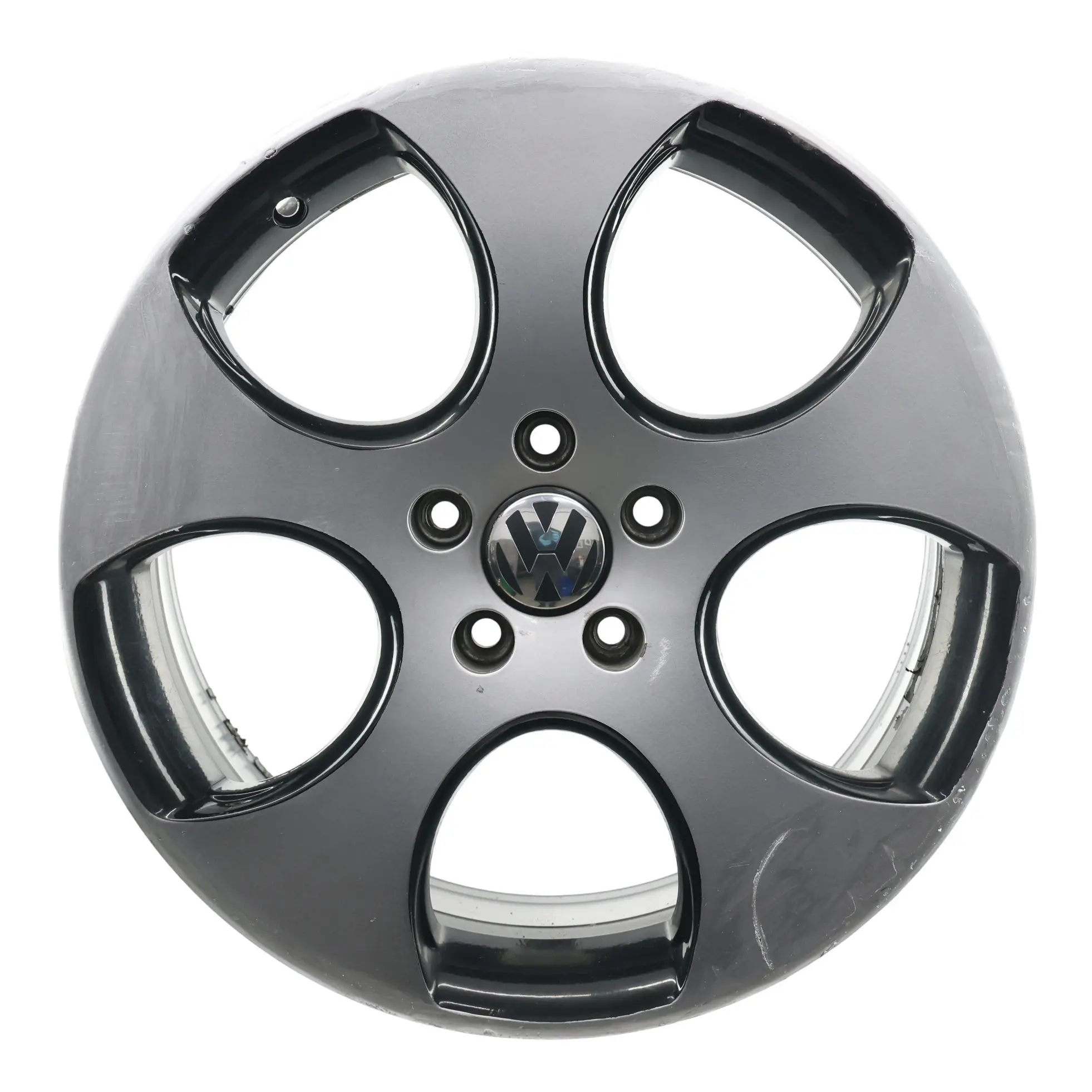 VW Volkswagen Golf Mk5 Silberne Leichtmetallfelge 18" 7.5J ET:51 1K0601025BA