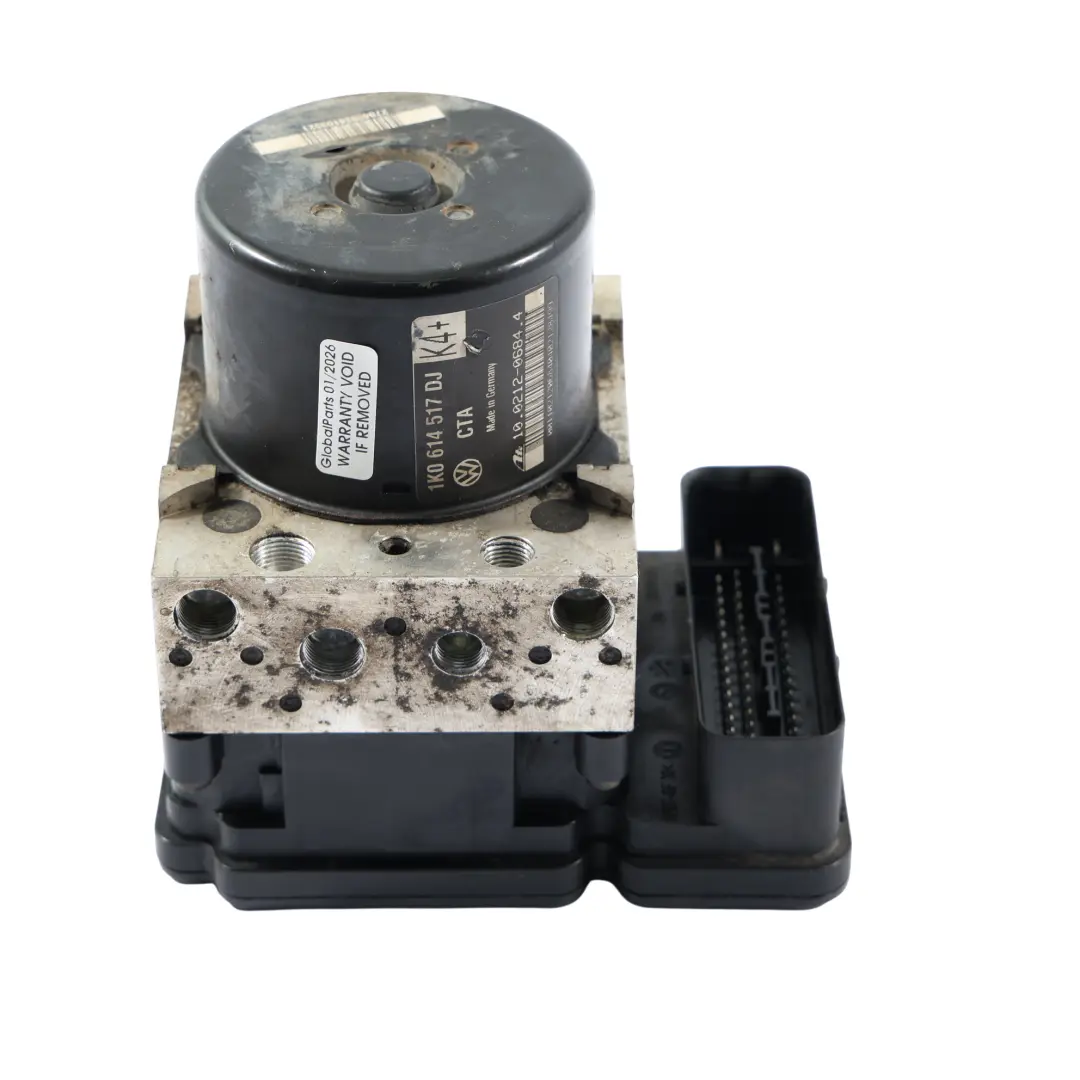Audi A3 8P ABS Pump Control Hydraulic Brake Unit 1K0614517DJ - SKU 1K0907379BJ-1 - Part number 1K0907379BJ