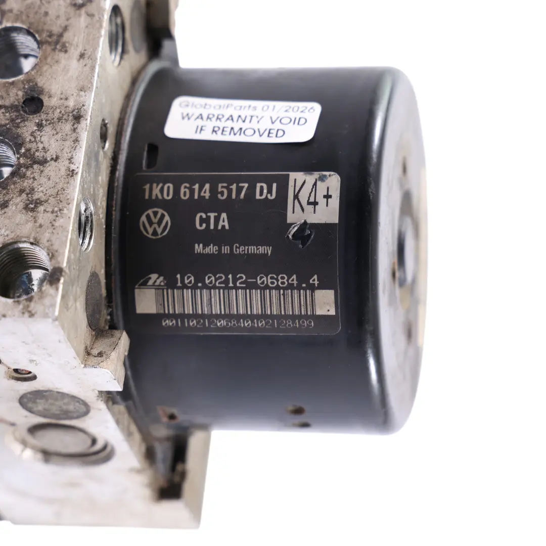 ABS Pumpe Hydraulikeinheit Bremspumpe 1K0614517DJ für Audi A3 8P mit Teilenummer 1K0907379BJ Audi A3 8P ABS Pumpe Hydraulikeinheit Bremspumpe 1K0614517DJ - SKU 1K0907379BJ-1 - Teilenummer 1K0907379BJ