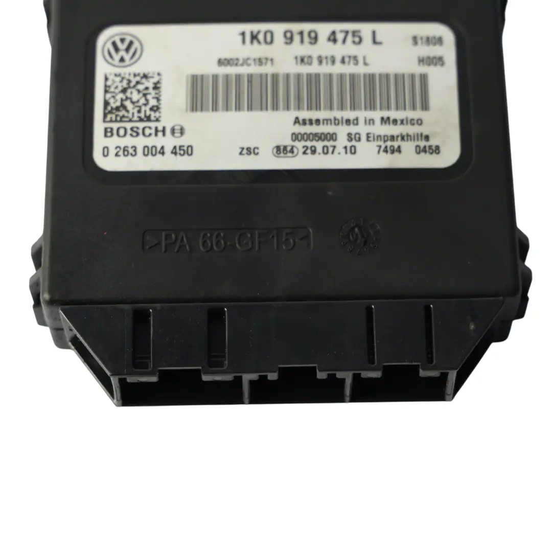 Volkswagen Scirocco Mk3 PDC Parksensor Modul Steuergerät - SKU 1K0919475L - Teilenummer 1K0919475L