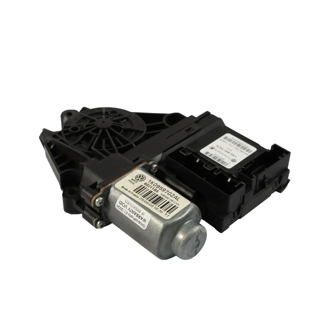 Volkswagen VW Golf VI Window Lifter Motor Front Left N/S Mechanism - SKU RHD-1K0959702AL - Part number 1K0959702AL