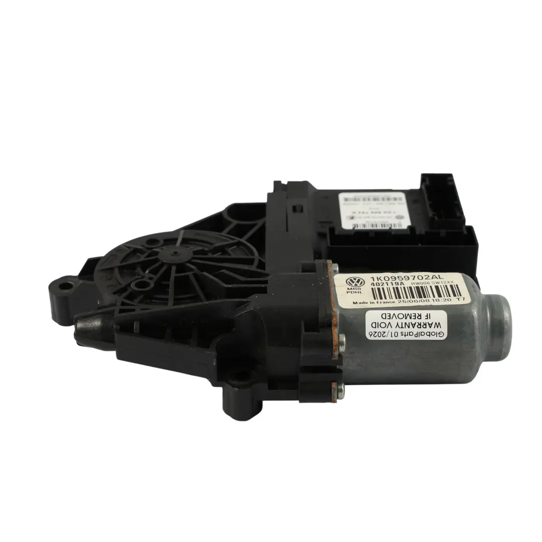 Volkswagen VW Golf VI Window Lifter Motor Front Left N/S Mechanism - SKU RHD-1K0959702AL - Part number 1K0959702AL