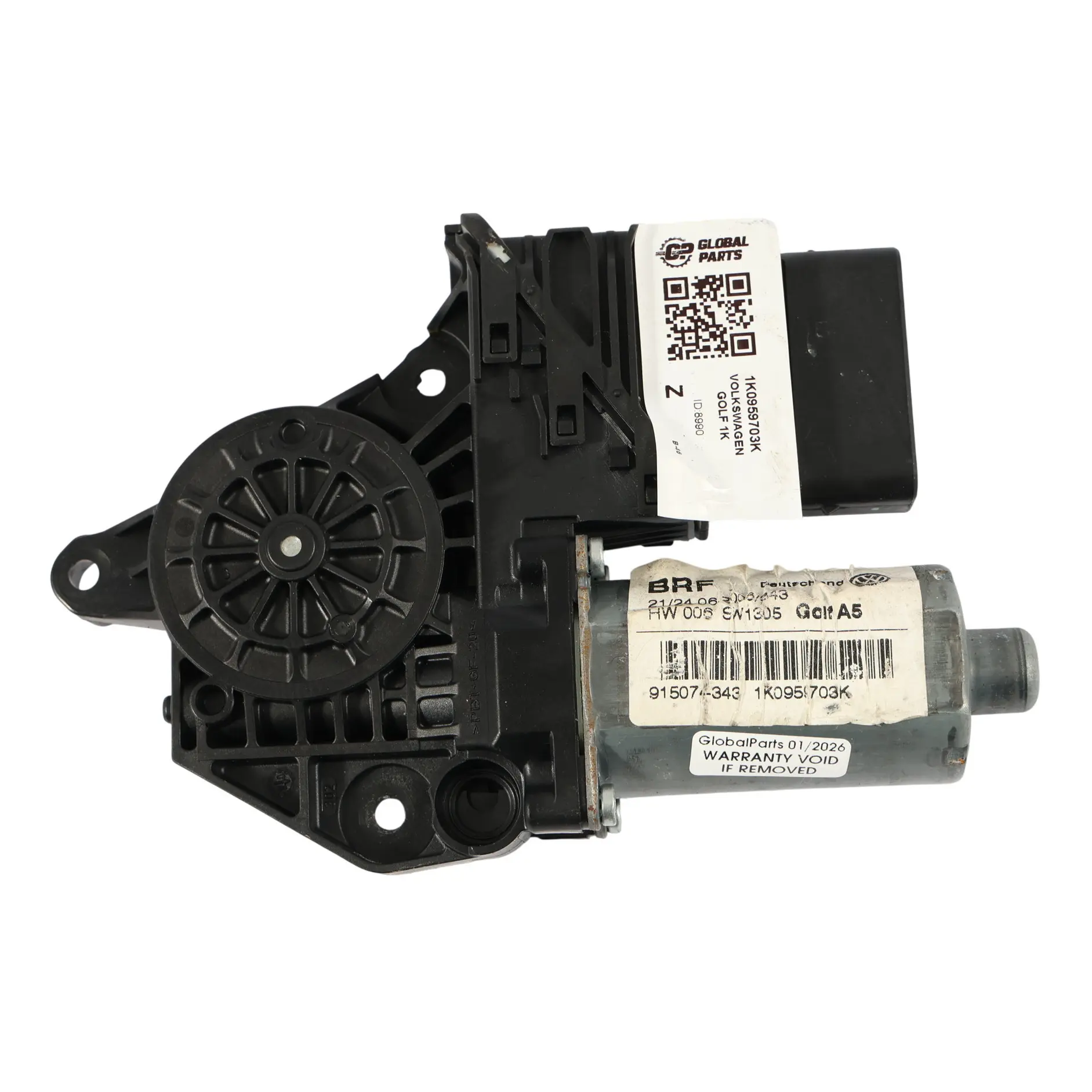 Volkswagen Golf 1K Silnik Podnośnika Szyby Drzwi Lewy Tył 1K0959703K