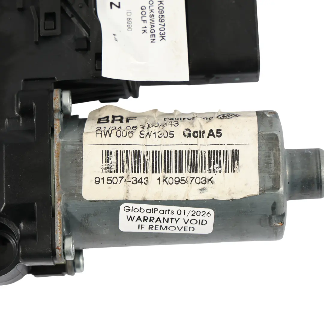 Volkswagen Golf 1K Fensterheber Motor Hinten Links Tür - SKU 1K0959703K - Teilenummer 1K0959703K