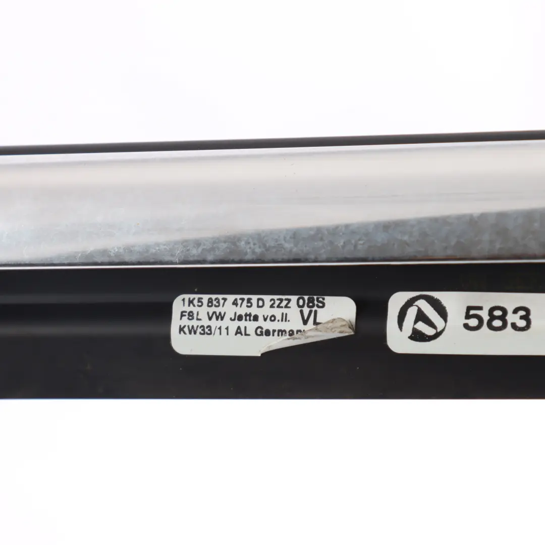 Mk6 Window Aperture Seal Trim Cover Front Left N/S to Volkswagen Golf with Part number 1K5837475D Volkswagen Golf Mk6 Window Aperture Seal Trim Cover Front Left N/S - SKU 1K5837475D - Part number 1K5837475D