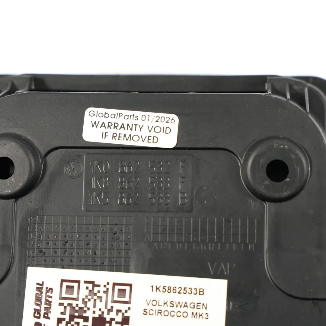 Mk3 Panneau Porte-Gobelet Console Central Arrière pour Volkswagen Scirocco à propos du numéro de pièce 1K5862533B Volkswagen Scirocco Mk3 Panneau Porte-Gobelet Console Central Arrière - SKU 1K5862533B - Numéro de pièce 1K5862533B