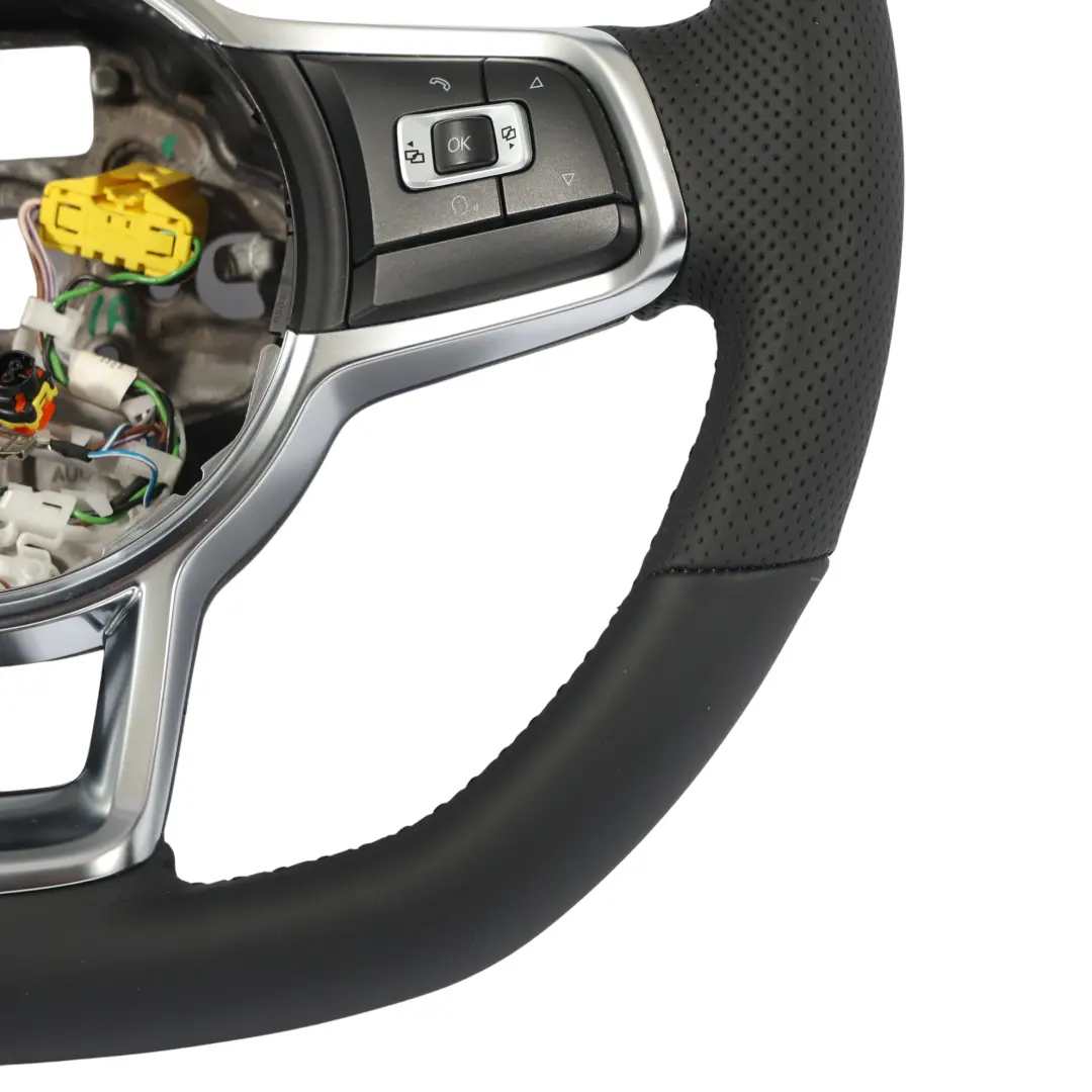 Volkswagen Scirocco Lenkrad NEUE Schwarzes Leder Flache Unterseite - SKU 1K8419091AF-1 - Teilenummer 1K8419091AF