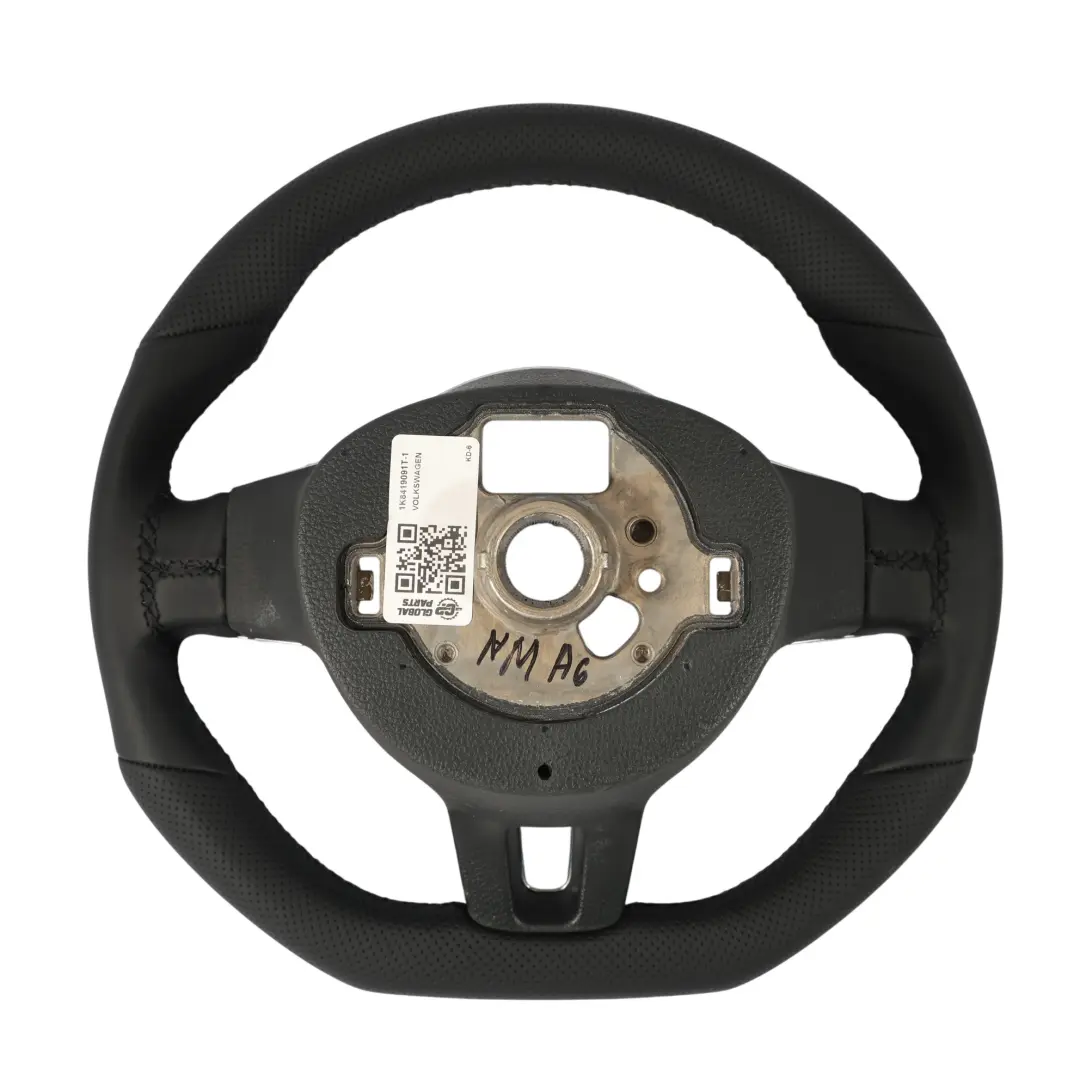 VW Volkswagen Scirocco MK3 Volante NUEVO Cuero Negro - SKU 1K8419091T-1 - Número de pieza 1K8419091T
