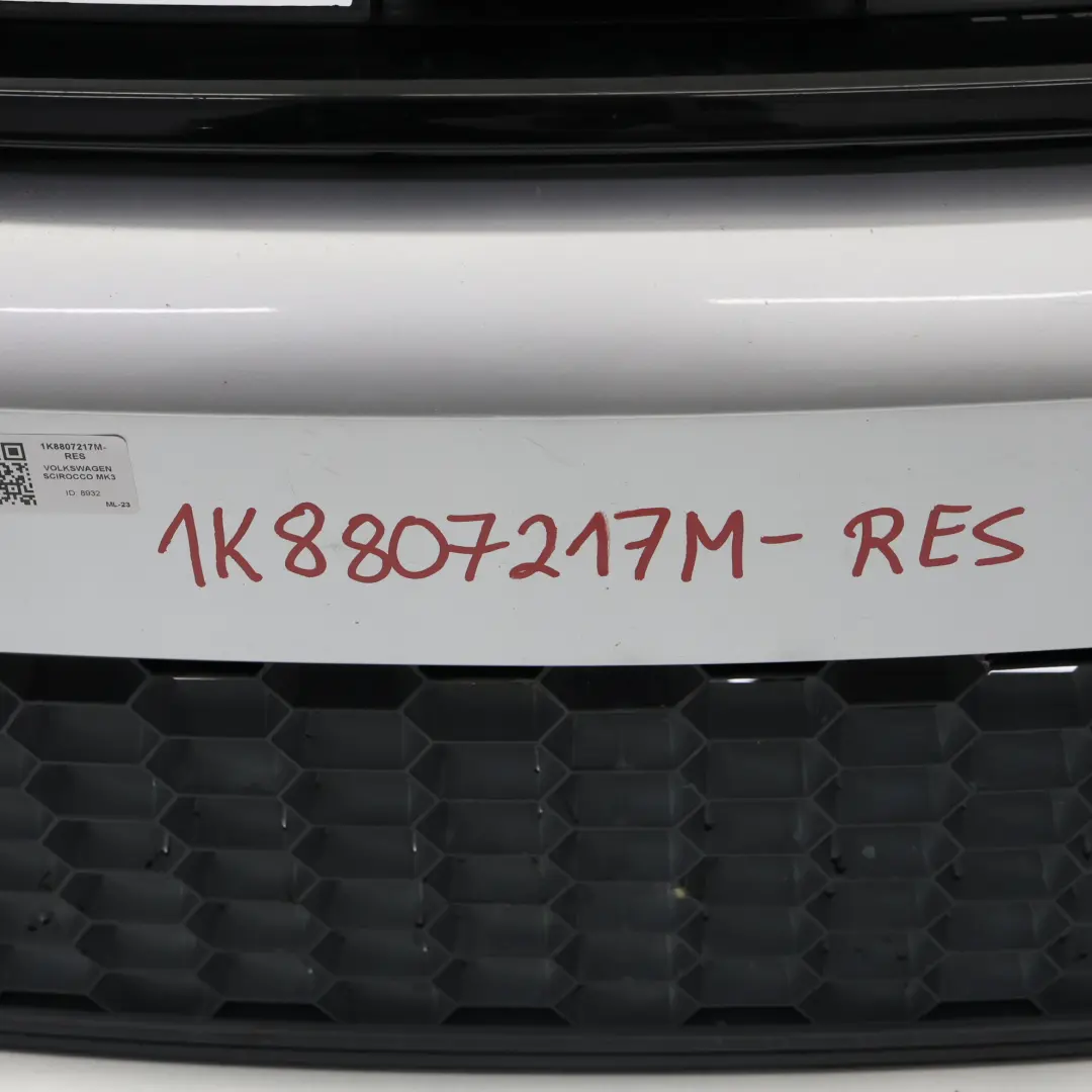 Volkswagen VW Scirocco Mk3 Front Bumper Trim Panel Reflex Silver - A7W - SKU 1K8807217M-RES - Part number 1K8807217M