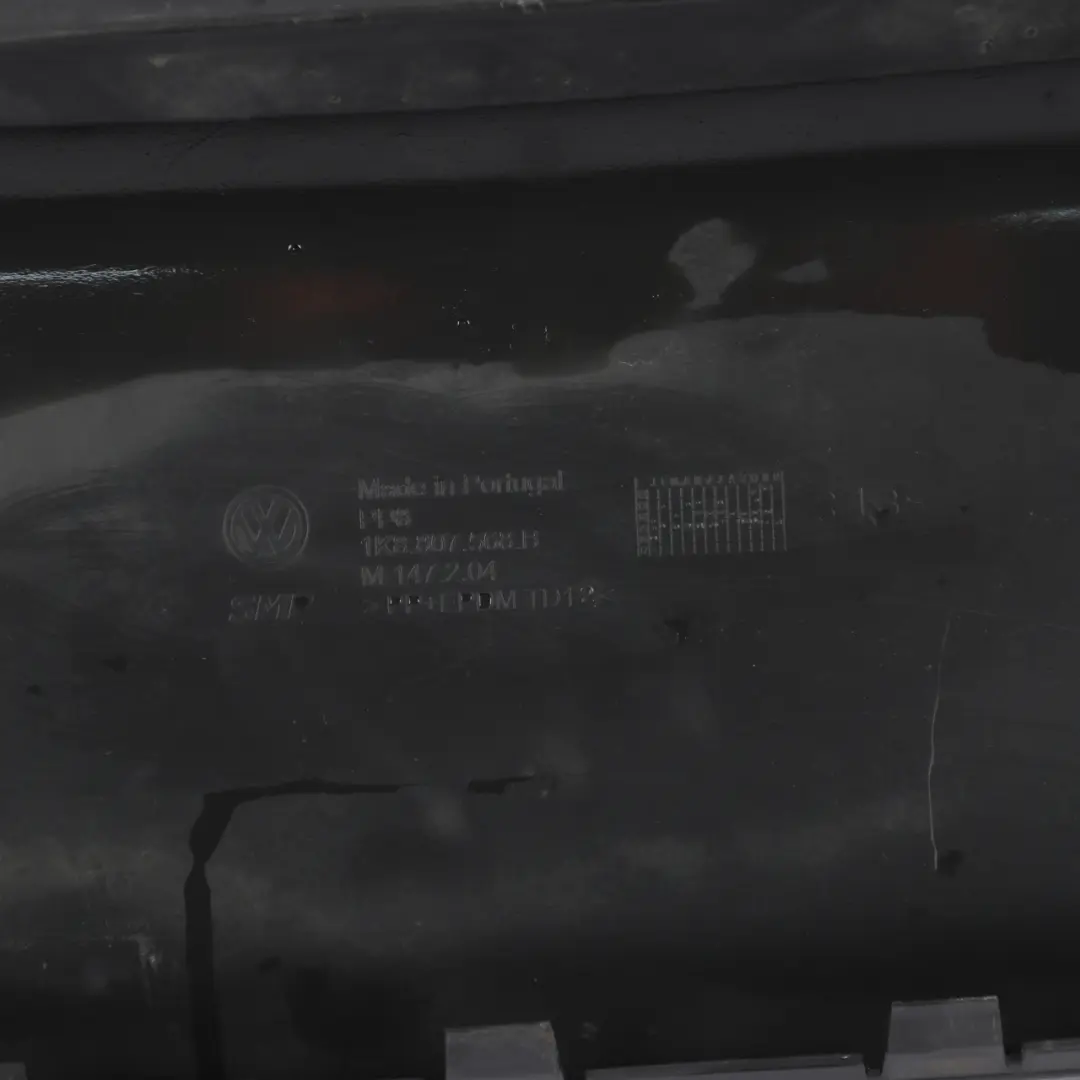 Volkswagen Scirocco Mk3 Rear Bumper Diffuser Cover Panel Trim Black - SKU 1K8807568B - Part number 1K8807568B