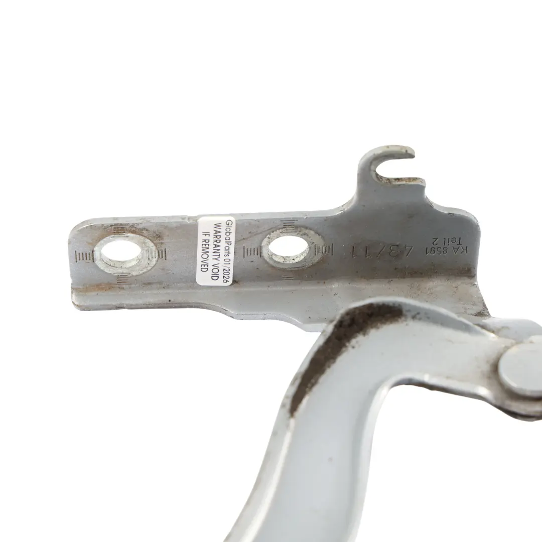 Volkswagen Scirocco Mk3 Charnière Capot Avant Gauche Argent Réflecteur - A7W - SKU 1K8823301E-RES - Numéro de pièce 1K8823301E