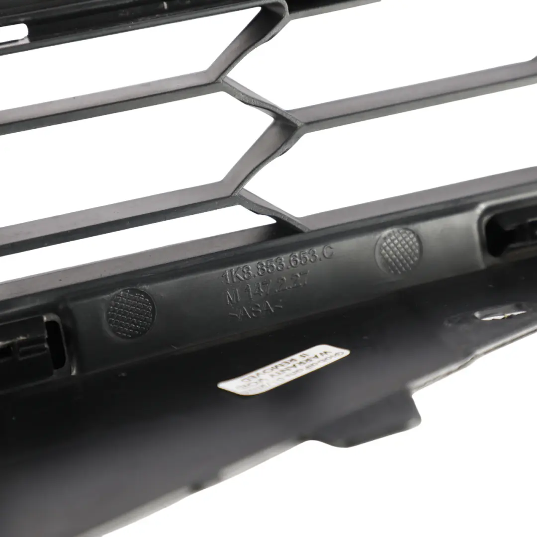 Mk3 Front Bumper Centre Upper Grille Trim to Volkswagen Scirocco with Part number 1K8853653C Volkswagen Scirocco Mk3 Front Bumper Centre Upper Grille Trim - SKU 1K8853653C - Part number 1K8853653C