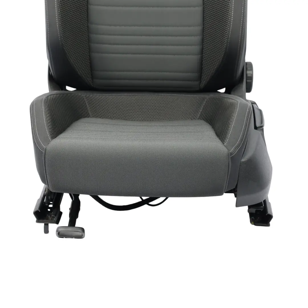 Volkswagen Scirocco Mk3 3Dr Seat Front Left N/S Fabric Black Grey - SKU 1K8881805AL-1 - Part number 1K8881805AL