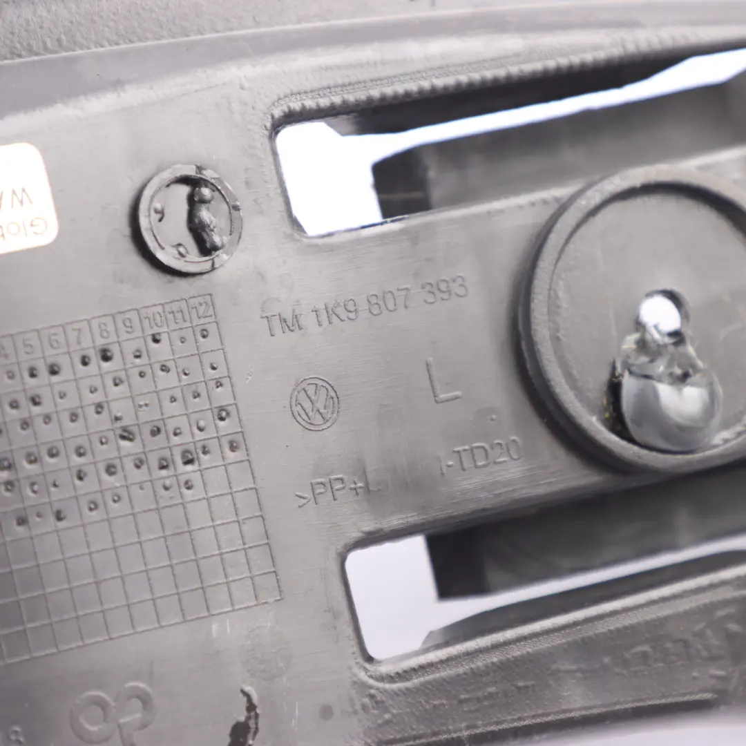 Mk6 Guide Profile Bumper Bracket Rear Left N/S to Volkswagen Golf with Part number 1K9807393 Volkswagen Golf Mk6 Guide Profile Bumper Bracket Rear Left N/S - SKU 1K9807393 - Part number 1K9807393