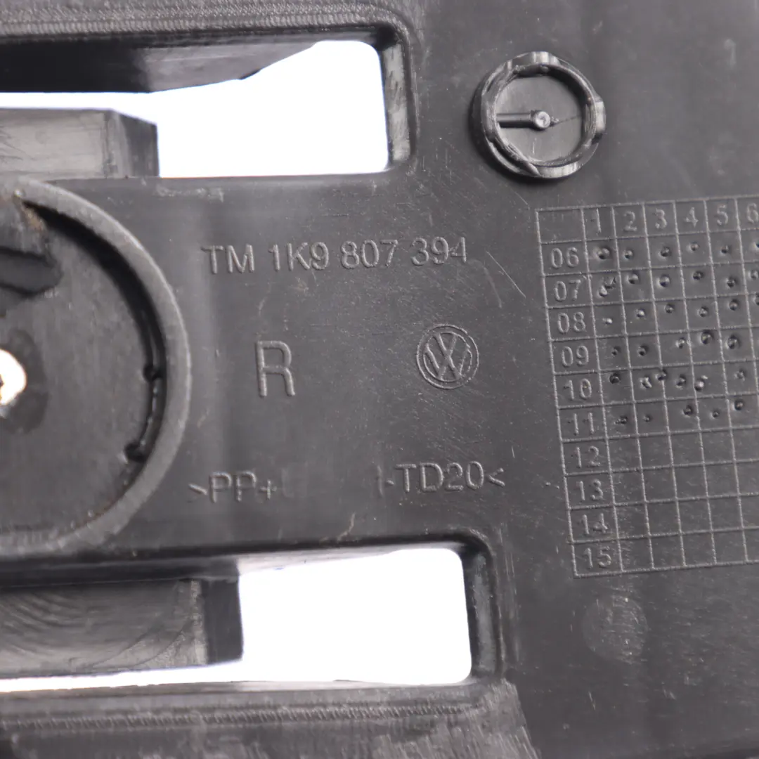 Volkswagen Golf Mk6 Guide Profile Bumper Bracket Rear Right O/S - SKU 1K9807394 - Part number 1K9807394