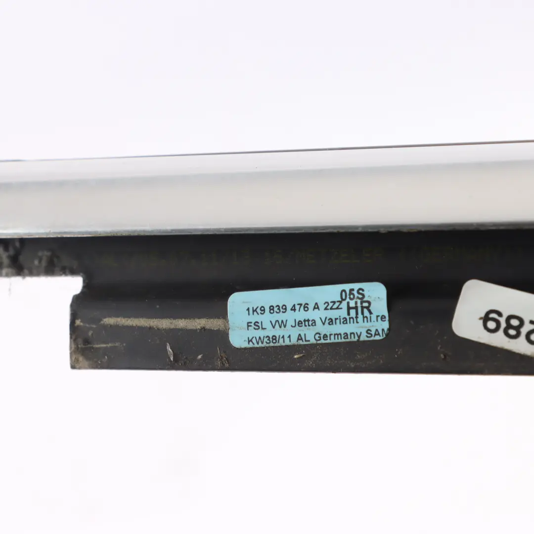 Mk6 Window Aperture Seal Trim Cover Rear Right O/S to Volkswagen Golf with Part number 1K9839476A Volkswagen Golf Mk6 Window Aperture Seal Trim Cover Rear Right O/S - SKU 1K9839476A - Part number 1K9839476A
