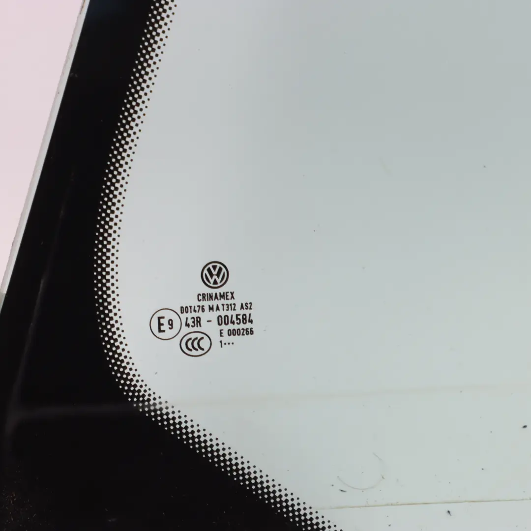 VW Golf Mk6 Variant Door Side Window Fixed Glass AS2 Rear Right O/S - SKU 1K9845216B - Part number 1K9845216B