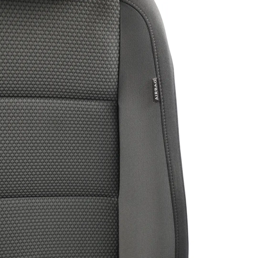 Mk6 Jetta Mk6 Front Seat Fabric Cloth Titan Black Left N/S to VW Volkswagen Golf with Part number 1K9881805AH VW Volkswagen Golf Mk6 Jetta Mk6 Front Seat Fabric Cloth Titan Black Left N/S - SKU 1K9881805AH-1 - Part number 1K9881805AH