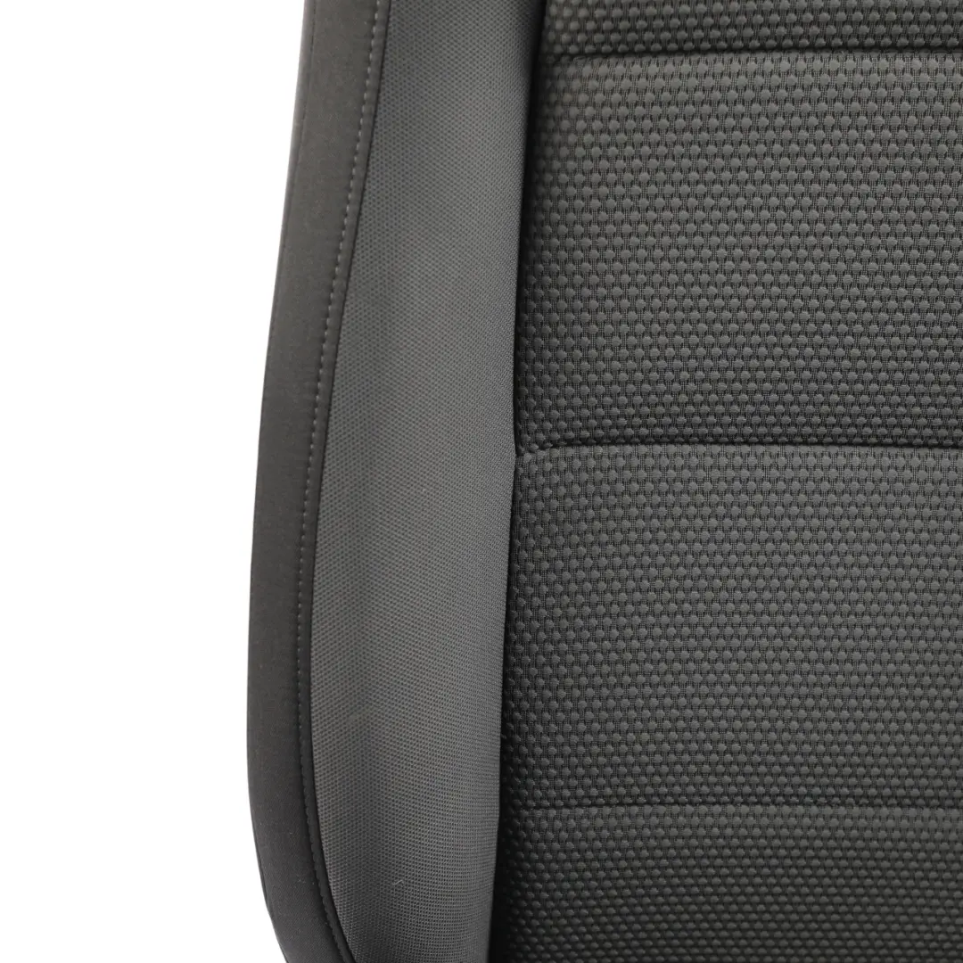 VW Volkswagen Golf Mk6 Jetta Mk6 Front Seat Fabric Cloth Titan Black Left N/S - SKU 1K9881805AH-1 - Part number 1K9881805AH
