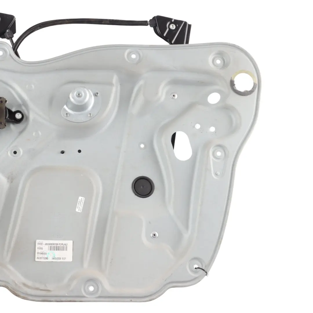 VW Caddy III 2K Window Lifter Front Door Right O/S Regulator 1T0837756L - SKU 1T083776L - Part number 1T083776L