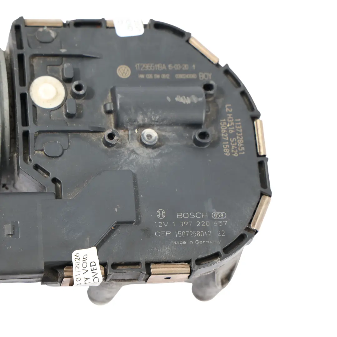 Windscreen Wiper Motor Actuator to Volkswagen Touran 1T with Part number 1T2955119A Volkswagen Touran 1T Windscreen Wiper Motor Actuator - SKU RHD-1T2955119A - Part number 1T2955119A