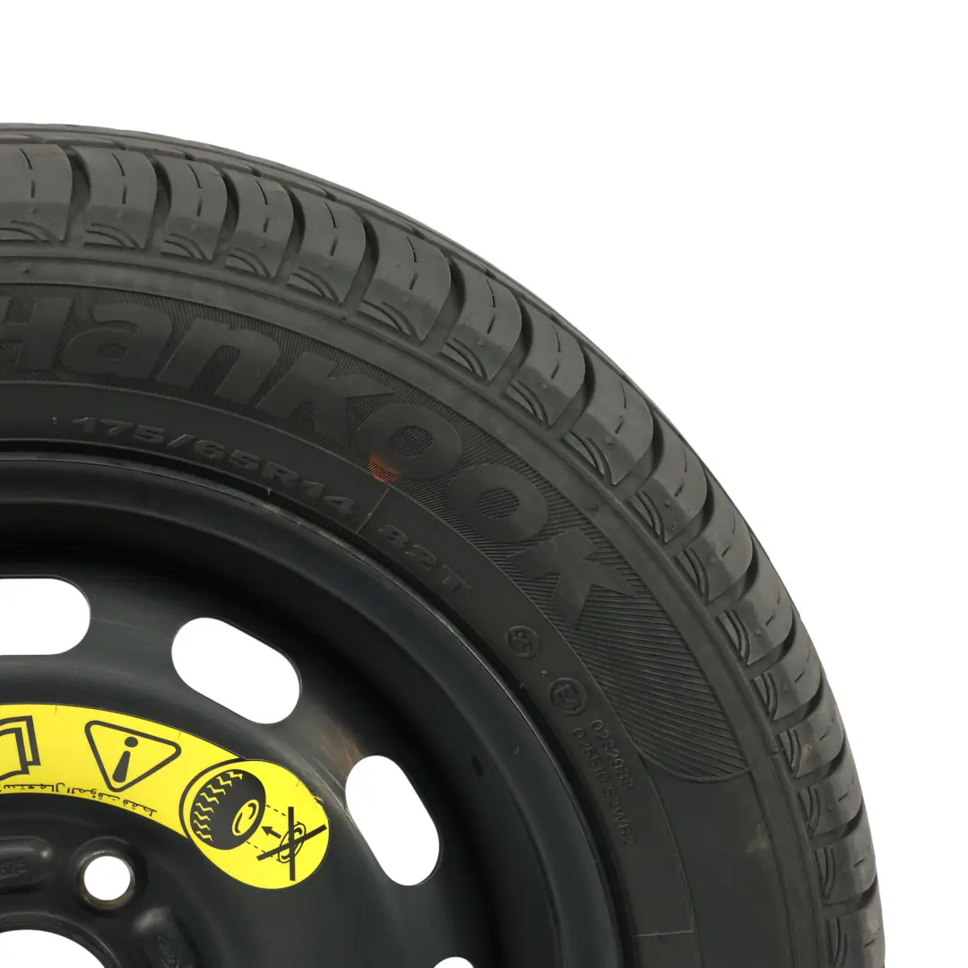 Ford Fiesta Mk7 Roue De Secours Pneu Acier R14 175/65 Hankook - SKU 2140823 - Numéro de pièce 2140823