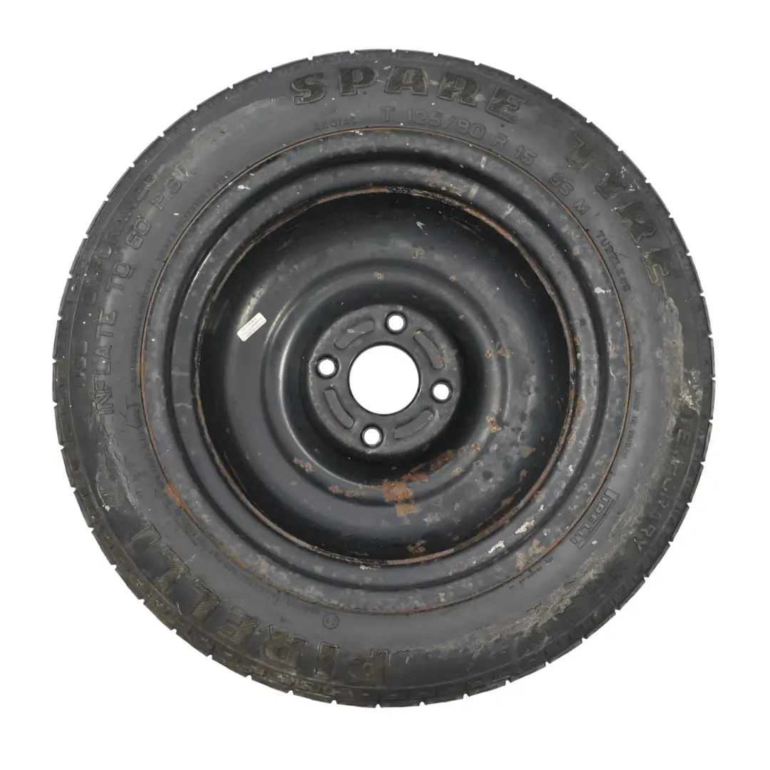 Koło Zapasowe Compact Stalowe R15 Opona 125/80 98AB-TC do Ford Focus o numerze 2150828 Ford Focus Koło Zapasowe Compact Stalowe R15 Opona 125/80 98AB-TC - SKU 2150828 - Numer Części 2150828