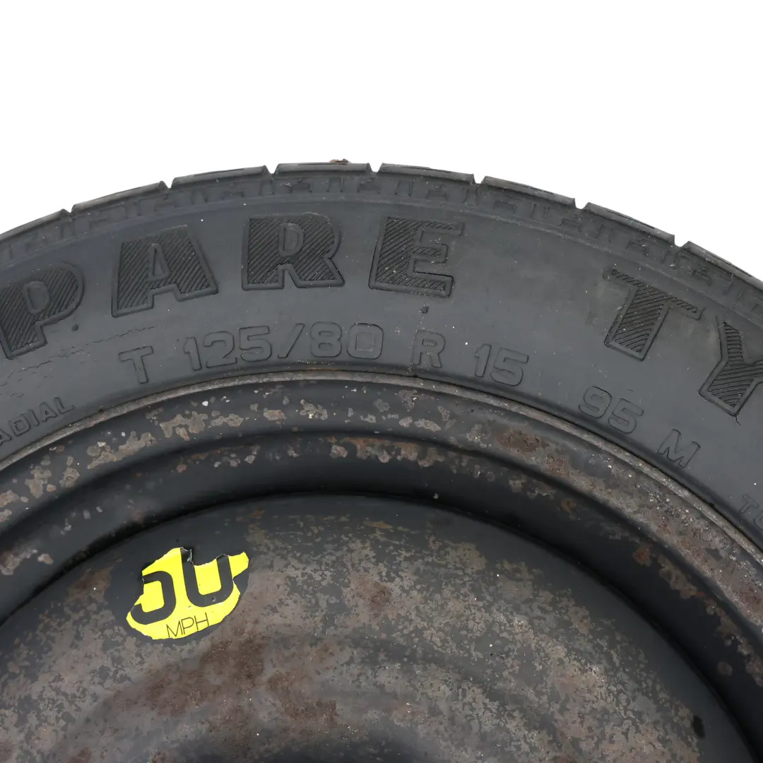 Ford Focus Compact Spare Wheel Steel R15 Tyre 125/80 98AB-TC - SKU 2150828 - Part number 2150828