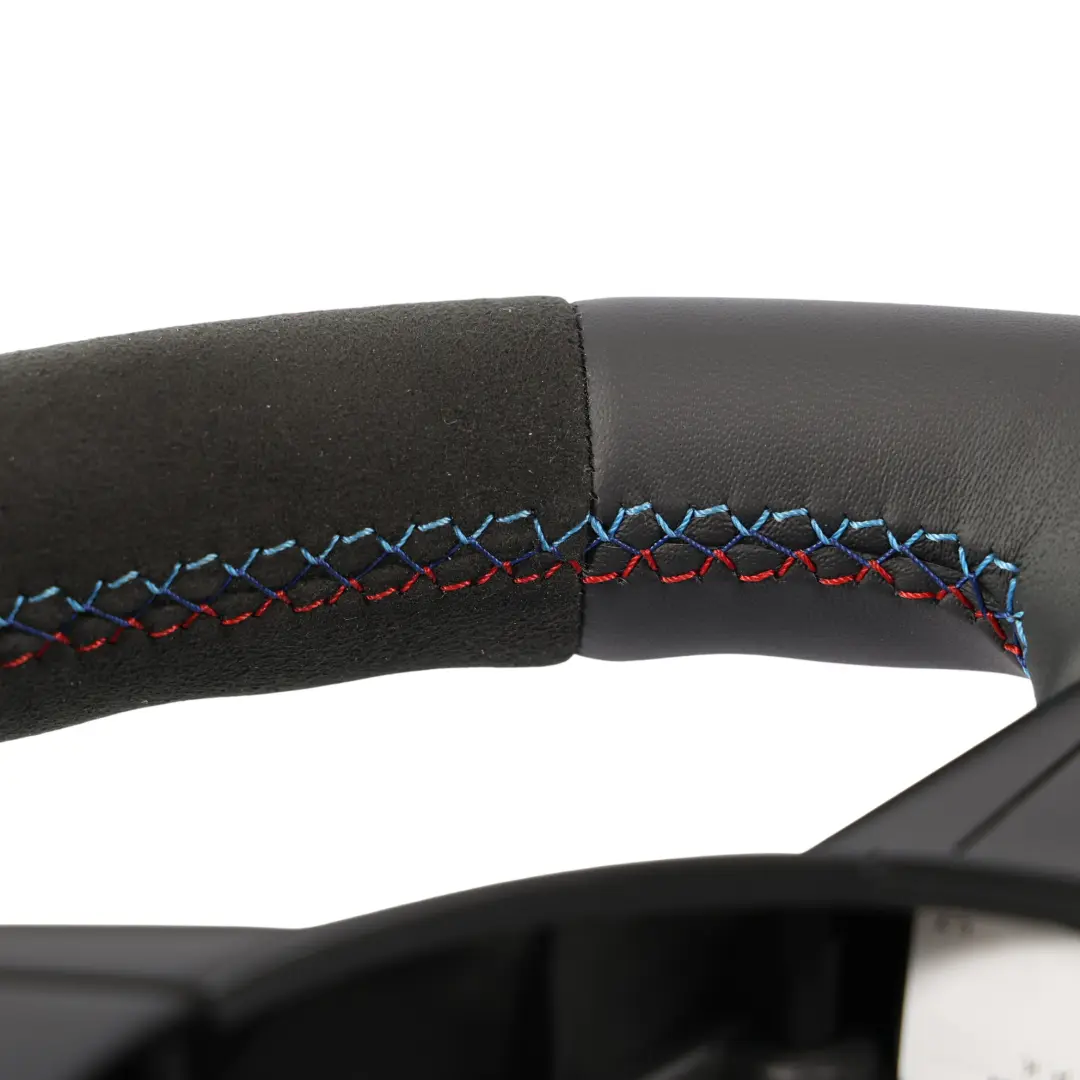 NUEVO Cuero Negro M Sport Volante Paddle Shift para BMW E60 E61 E63 E64 LCI con número de pieza 2283947 BMW E60 E61 E63 E64 LCI NUEVO Cuero Negro M Sport Volante Paddle Shift - SKU 2283947-1 - Número de pieza 2283947