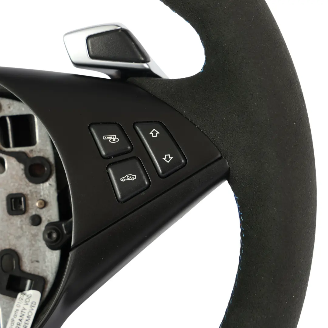 BMW E60 E61 E63 E64 LCI NEW Black Leather M Sport Steering Wheel Paddle Shift - SKU 2283947-1 - Part number 2283947