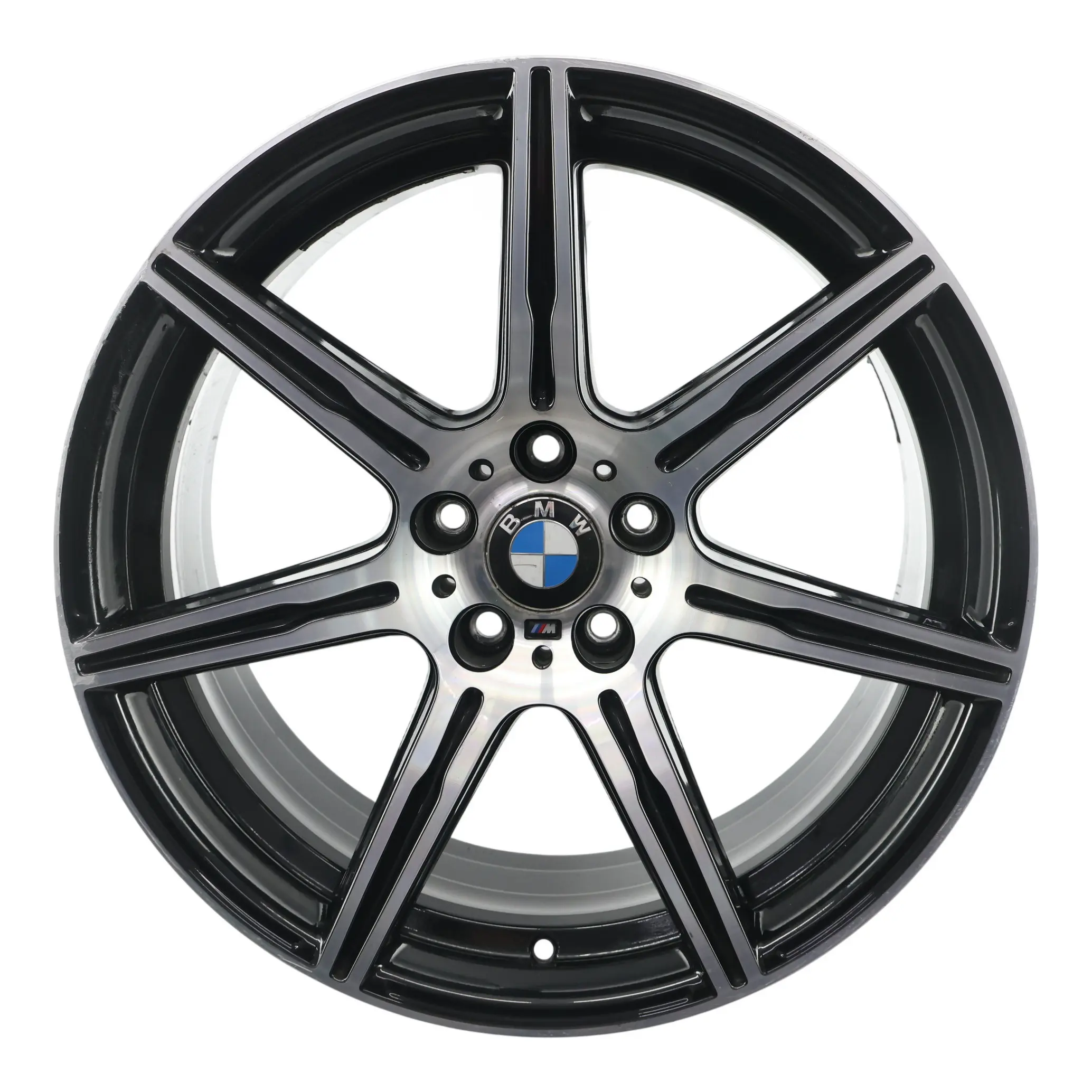 BMW F10 M5 Jet Black Cerchio Posteriore In Lega 20" 10J ET:34 30 Anni M5 2284851