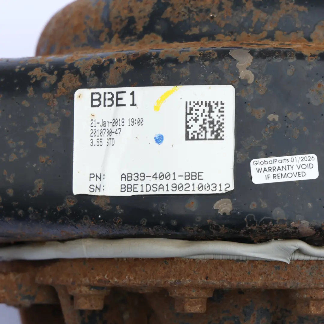 Ford Ranger 2.2 TDCI Rear Axle Differential Diff 3.55 AB39-4001-BBE WARRANTY - SKU 2362772 - Part number 2362772