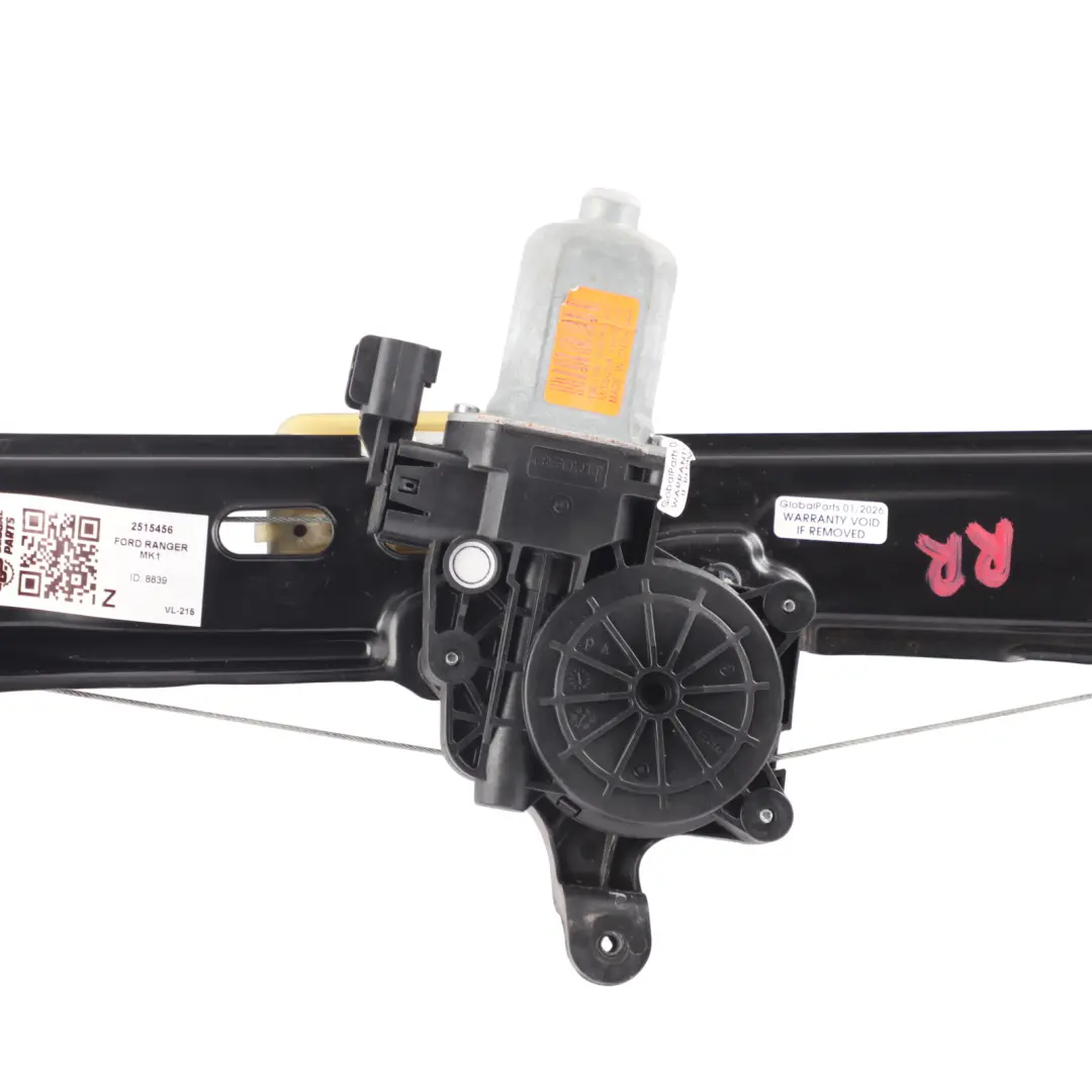 Mk3 Rear Door Window Mechanism Motor Rear Right O/S AB39-2627000-BG to Ford Ranger with Part number 2515456 Ford Ranger Mk3 Rear Door Window Mechanism Motor Rear Right O/S AB39-2627000-BG - SKU 2515456 - Part number 2515456