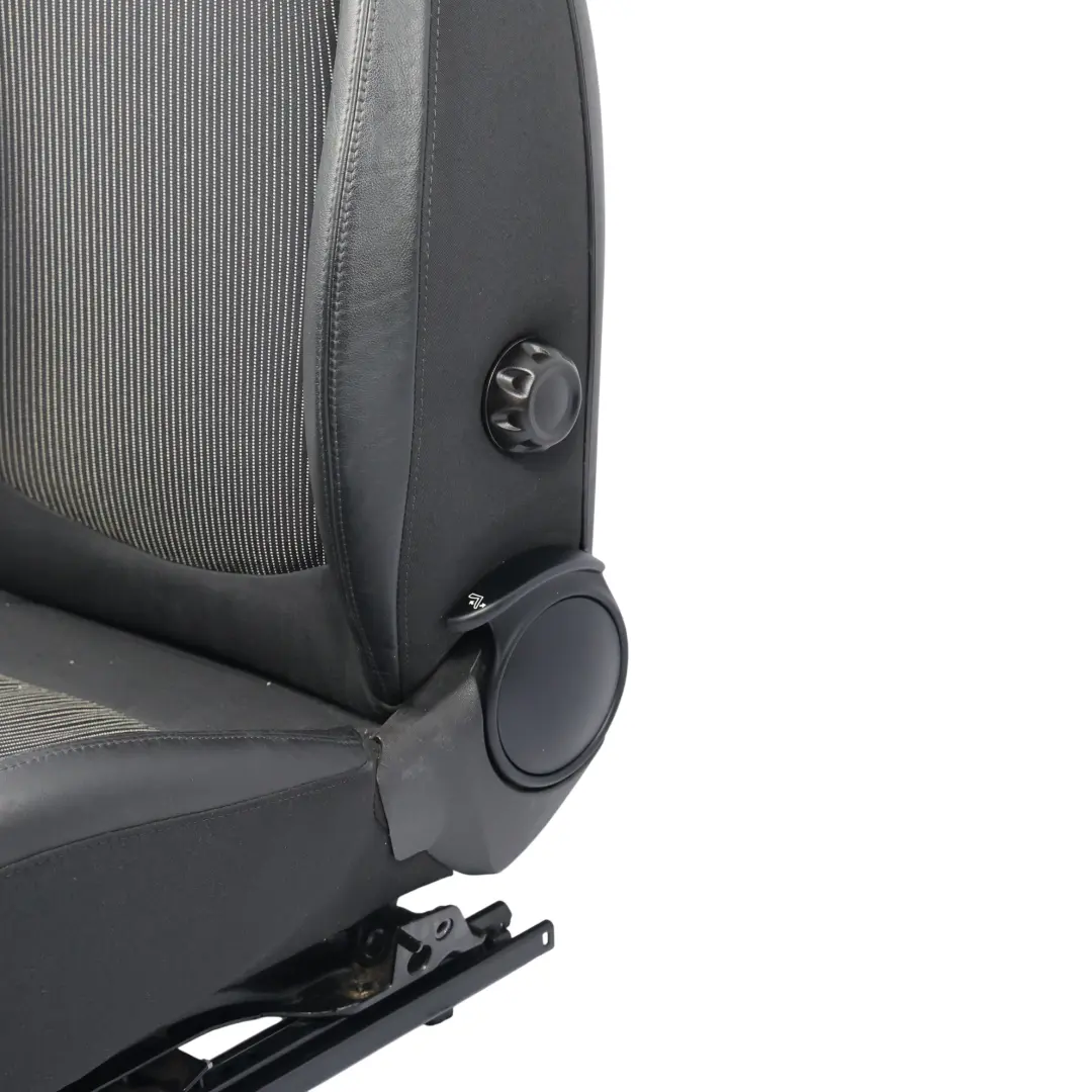 Mini Cooper One R55 R56 R57 Sport Seat Front Right O/S Heated Half Leather Black - SKU 2753474-3 - Part number 2753474
