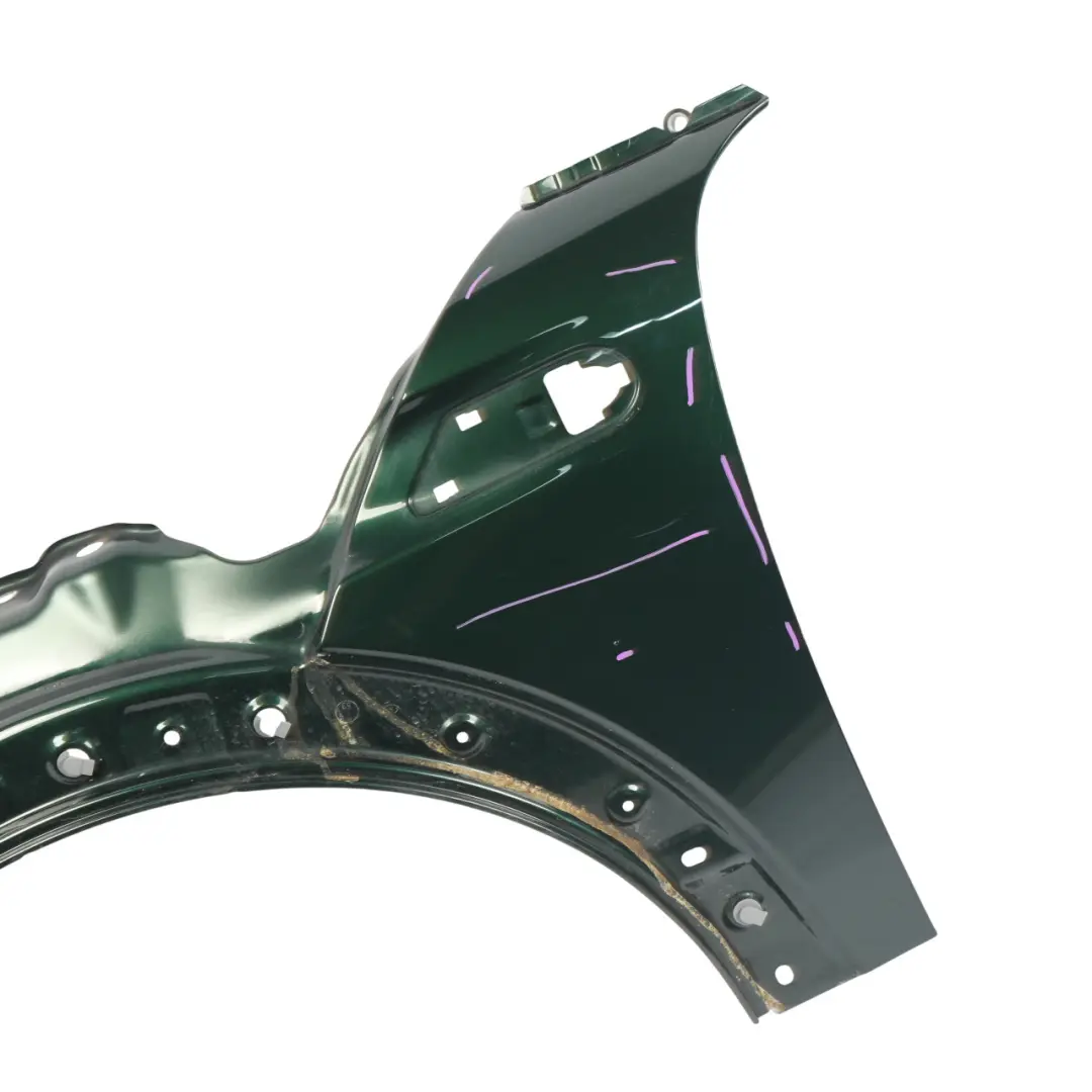 Side Wing Panel Front Left N/S R55 R57 British Racing Green II - B22 to Mini R56 with Part number 2754725 Mini R56 Side Wing Panel Front Left N/S R55 R57 British Racing Green II - B22 - SKU 2754725-BRGII - Part number 2754725