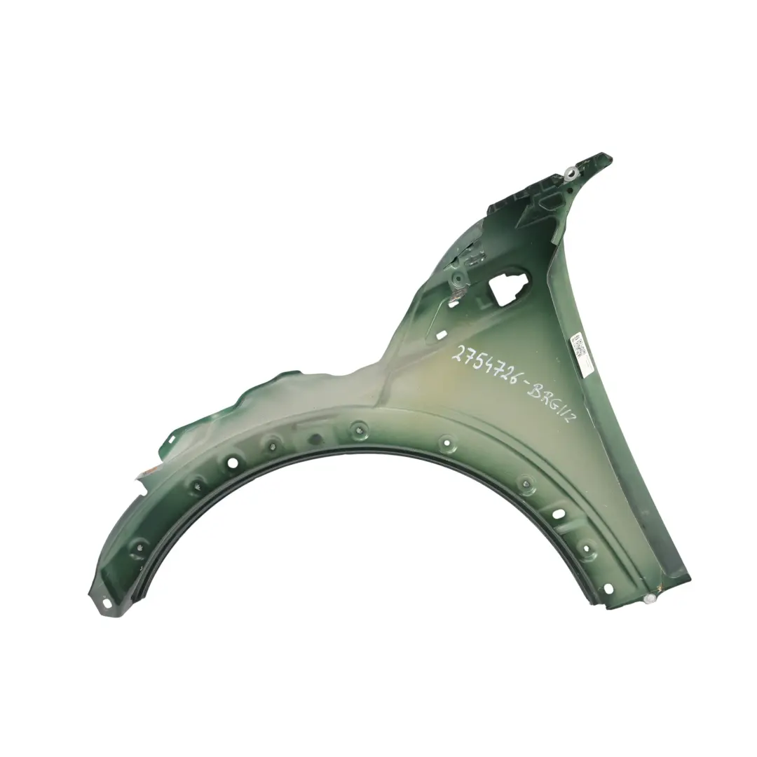 Panel Lateral Delantero Derecho British Racing Green II - B22 para Mini R55 R56 con número de pieza 2754726 Mini R55 R56 Panel Lateral Delantero Derecho British Racing Green II - B22 - SKU 2754726-BRGII2 - Número de pieza 2754726