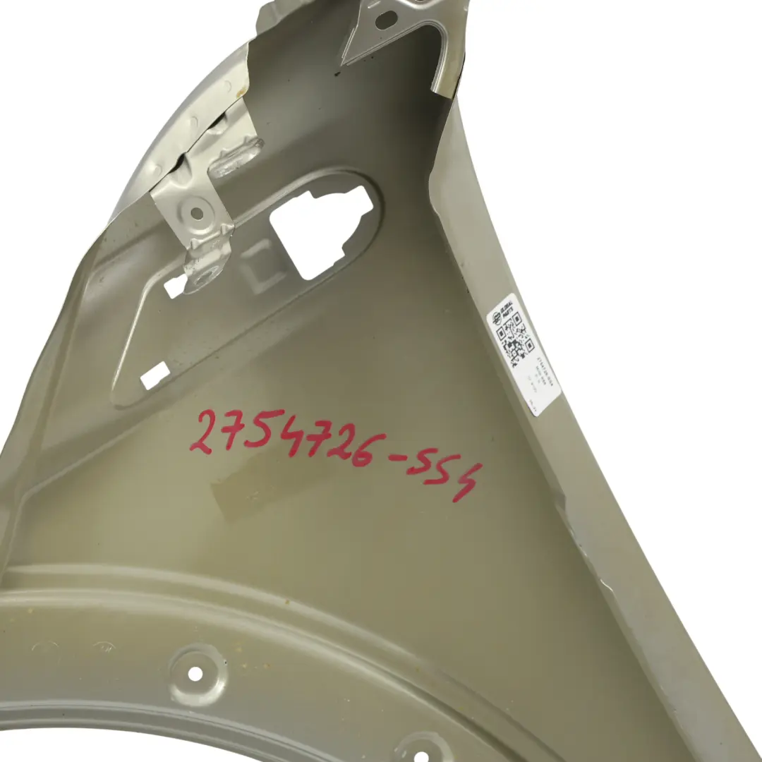 Side Panel Front Right Wing O/S Sparkling Silver - A60 to Mini Cooper R55 R56 R57 with Part number 2754726 Mini Cooper R55 R56 R57 Side Panel Front Right Wing O/S Sparkling Silver - A60 - SKU 2754726-SS4 - Part number 2754726