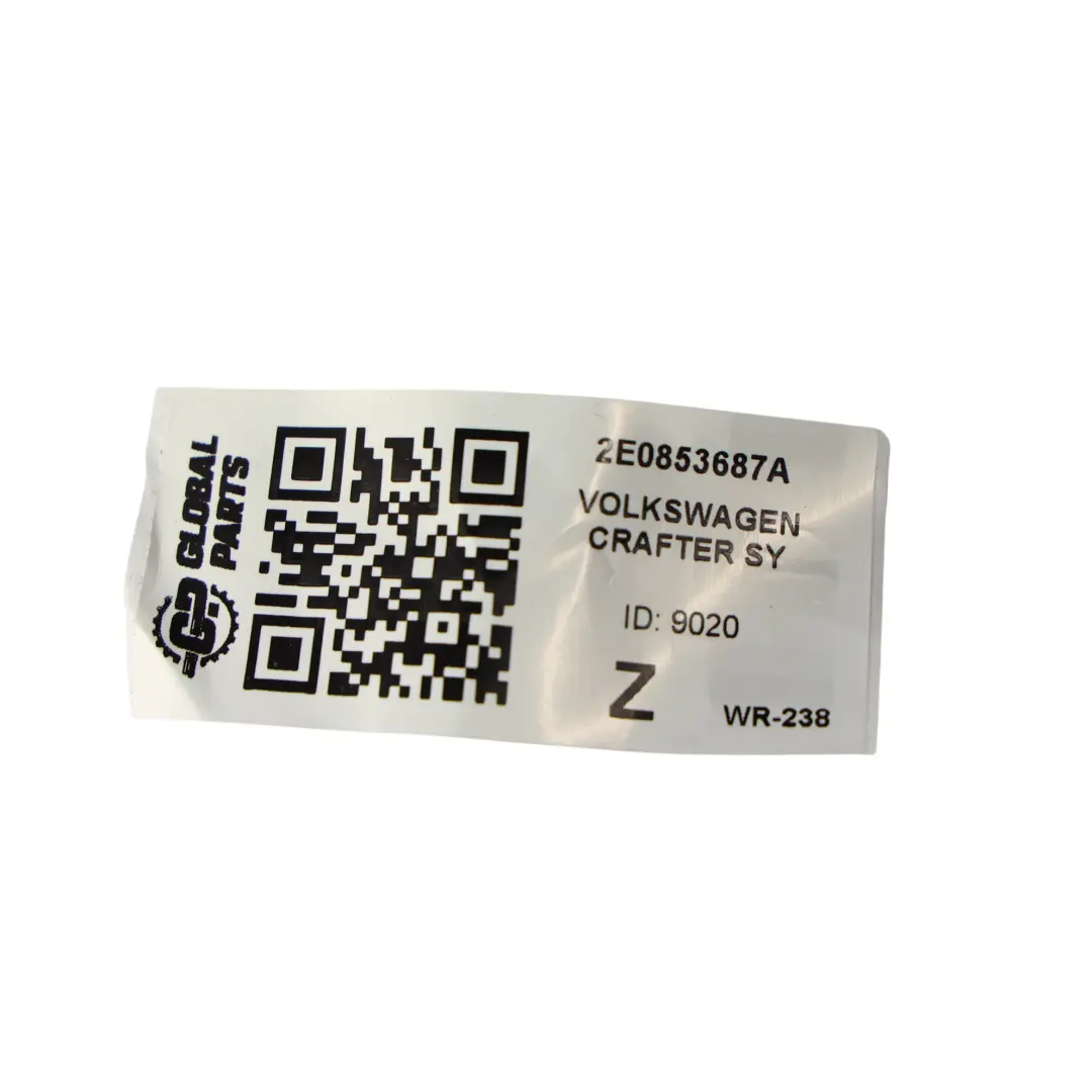 VW Volkswagen Crafter SY Emblemat Napis Klapy Bagażnika - SKU 2E0853687A - Numer Części 2E0853687A
