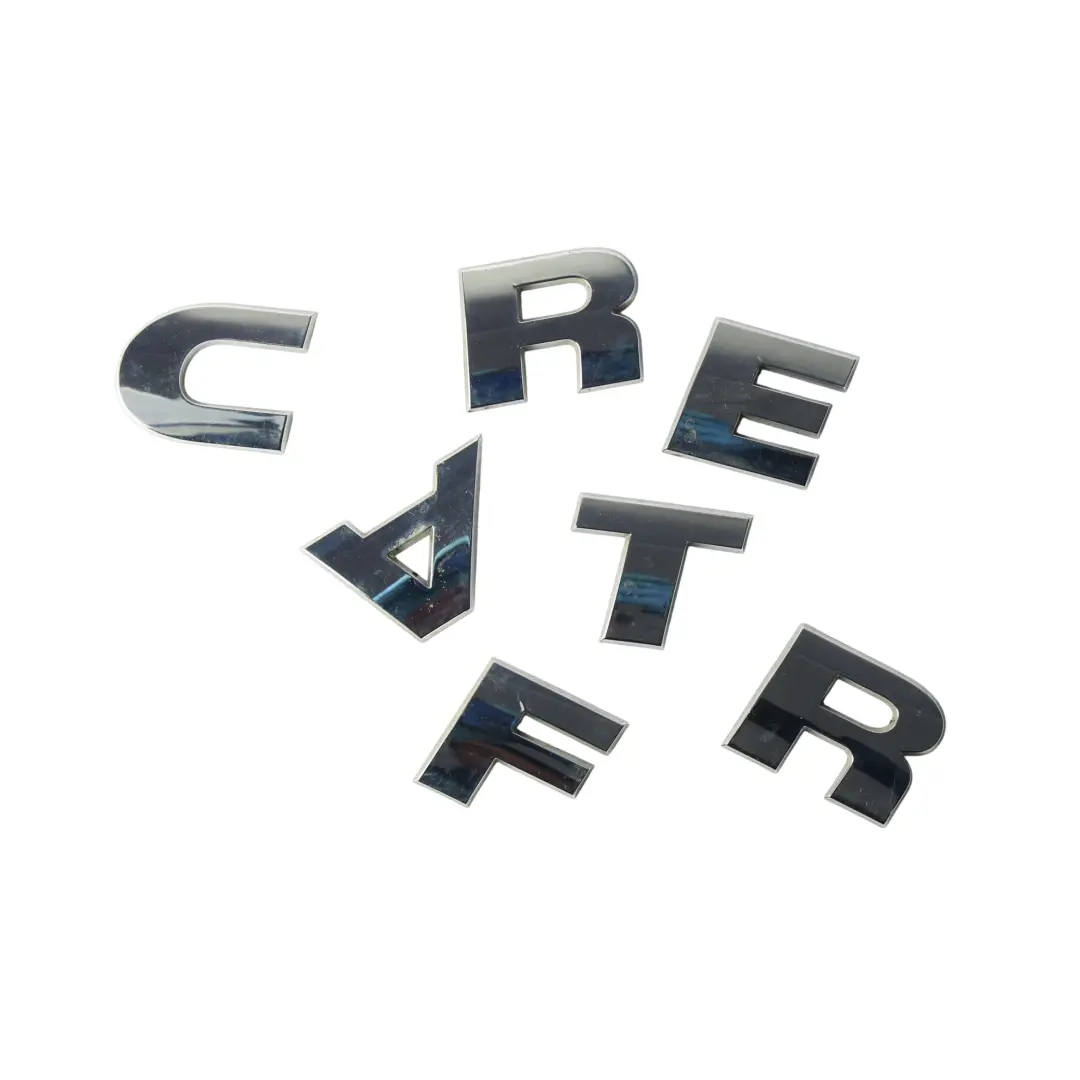 Trunk Lid Boot Lettering Emblem Badge to VW Volkswagen Crafter SY with Part number 2E0853687A VW Volkswagen Crafter SY Trunk Lid Boot Lettering Emblem Badge - SKU 2E0853687A - Part number 2E0853687A