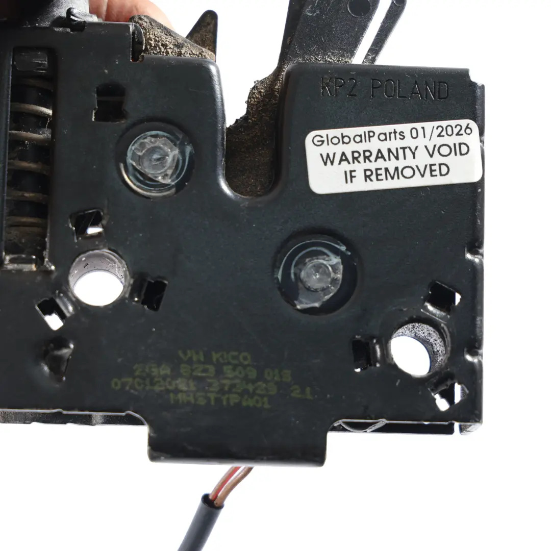 Mk1 Meccanismo Di Chiusura Del Cofano Del Cofano per Volkswagen T-Roc con numero di parte 2GA823509 Volkswagen T-Roc Mk1 Meccanismo Di Chiusura Del Cofano Del Cofano - SKU 2GA823509 - Numero di parte 2GA823509