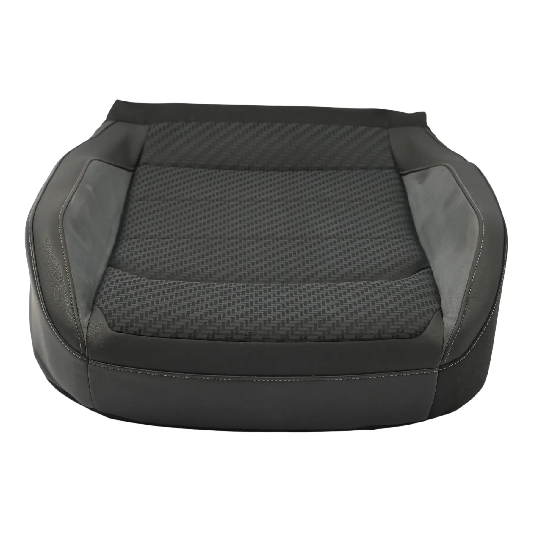 VW T-Roc Mk1 Cuscino Sedile Anteriore Destro Tessuto Titanio Nero/Grigio Destro