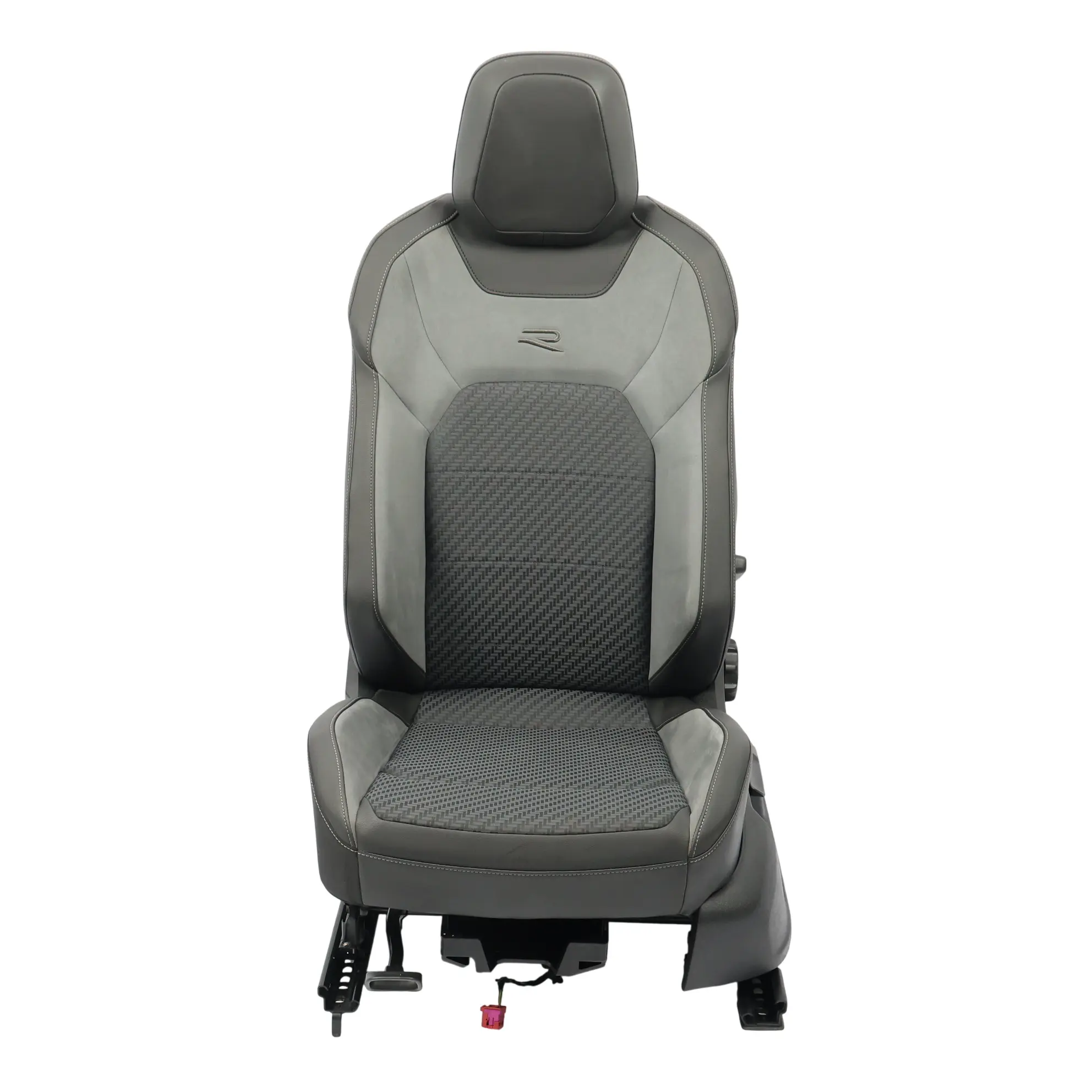 Volkswagen T-Roc R-Line Sitz Vorne Links Interieur Velours Stoff Schwarz Grau